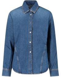 Alaïa - Denim Shirt - Lyst