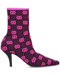 Gucci - GG Knit Bootie - Lyst