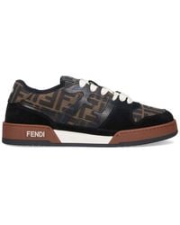 Fendi - Sneakers Low-Top In Jacquard "Match" - Lyst