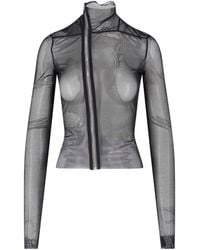 Rick Owens - High Neck Top - Lyst