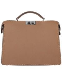 Fendi - Medium Handbag "Peekaboo Iseeu" - Lyst