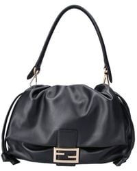 Fendi - Large Shoulder Bag "Baguette Soft" - Lyst