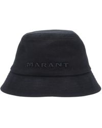Isabel Marant - Logo Embroidered Bucket Hat - Lyst