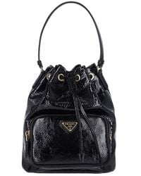 Prada - Borsa Secchiello "Duet" - Lyst