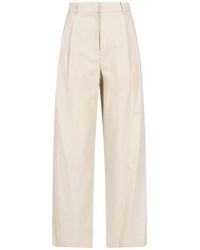 DUNST - Cotton Blend Pants - Lyst