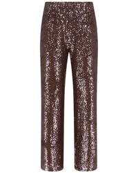 P.A.R.O.S.H. - Sequin Trousers - Lyst