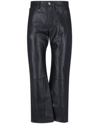 sunflower - Leather Trousers "Straight Twist" - Lyst