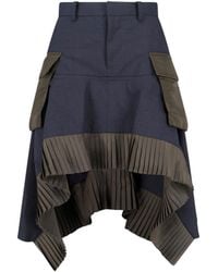 Sacai - Skirts Polyester - Lyst