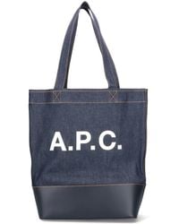 A.P.C. - 'axelle' Tote Bag - Lyst