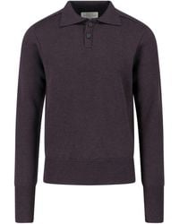 Studio Nicholson - Merino Wool Polo Sweater - Lyst