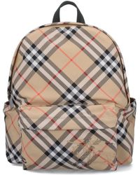 Burberry - Check' Small Backpack - Lyst