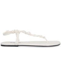 Jil Sander - Tangle Braided Leather Thong Sandals - Lyst