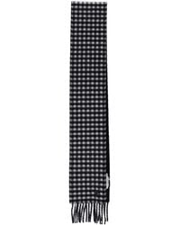 Ami Paris - Plaid Wool Scarf - Lyst