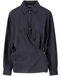 Lemaire - Camicia Drappeggiata - Lyst