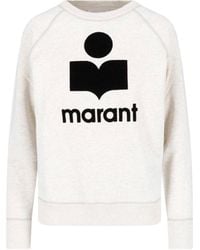 Isabel Marant - Milly Cotton Crewneck Sweatshirt - Lyst