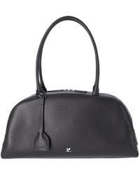 Courreges - Structured Cow Leather Shoulder Bag - Lyst