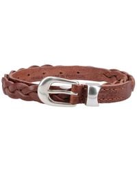 Our Legacy - Woven Leather Belt 2 Cm - Lyst