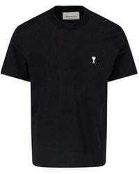 Ami Paris - T-Shirt De Coeur" - Lyst