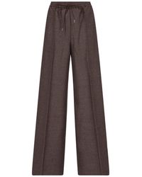 Max Mara - Straight Wool Pants - Lyst