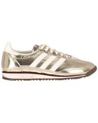 adidas - Metallic Low-Top Sneakers - Lyst