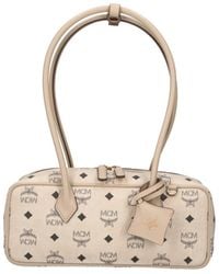 MCM - Shoulder Bag East-West "Aren" - Lyst