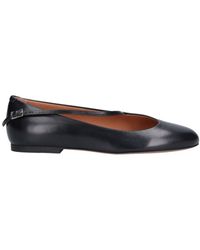 Jil Sander - Elyss Round Toe Ballerina Flats - Lyst