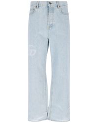 Gucci - Wide Jeans Double G - Lyst