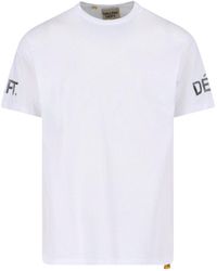 GALLERY DEPT. - Contrast Logo Straight Hem T-Shirt - Lyst