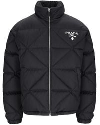 Prada - Quilted Down Jacket - Lyst