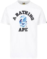 A Bathing Ape - Graphic Logo T-Shirt - Lyst