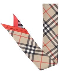 Burberry - Foulard "Check" - Lyst