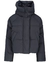 Canada Goose - Cropped Quilted Puffer Jacket With Adjustable Hood - Lyst