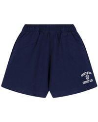 Sporty & Rich - Sweatshorts "Varsity Crest" - Lyst