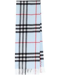Burberry - 'check' Cashmere Scarf - Lyst