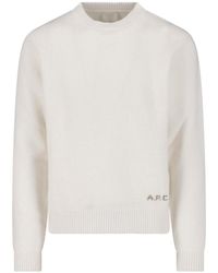 A.P.C. - A. P.C. Wool Crewneck Sweater - Lyst