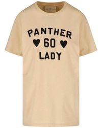 Valentino - T-Shirt “Panther 60 Lady” - Lyst