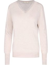 Ma'ry'ya - Virgin Wool, Silk And Cashmere Sweater - Lyst