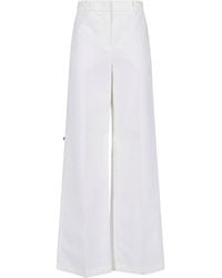Fendi - Cotton Pants - Lyst