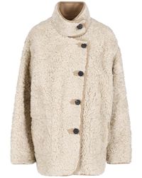 Low Classic - Reversible Faux Fur Jacket - Lyst