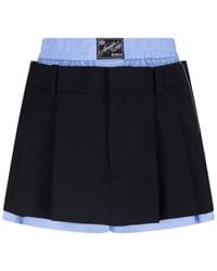 Alexander Wang - Mini Logo Skirt - Lyst