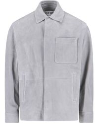 Loewe - Suede Jacket - Lyst