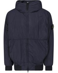 Stone Island - Bomber Jacket "Crinkle Reps Ny" - Lyst