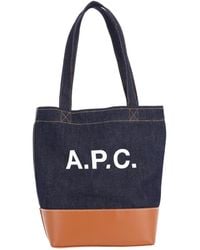 A.P.C. - Small Tote Bag “Alex” - Lyst