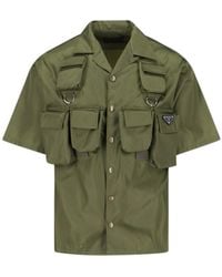 Prada - Re-nylon Short-sleeve Shirt - Lyst