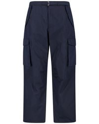 Paul Smith - Mid-Rise Cotton Blend Cargo Pants - Lyst