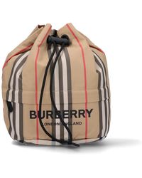 Burberry PRORSUM Borsa Secchiello in Suede donna - Glamood Outlet