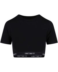 Carhartt - 'W' Script' Crop Top - Lyst