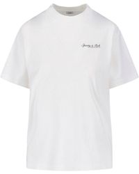 Sporty & Rich - T-Shirt Logo "Syracuse" - Lyst