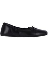 Vivienne Westwood - Leather Flats With Rounded Toe - Lyst