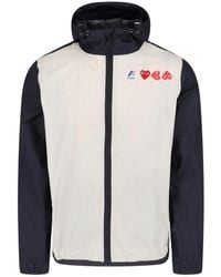 Comme des Garçons - Two-Tone Heart Motif Jacket - Lyst